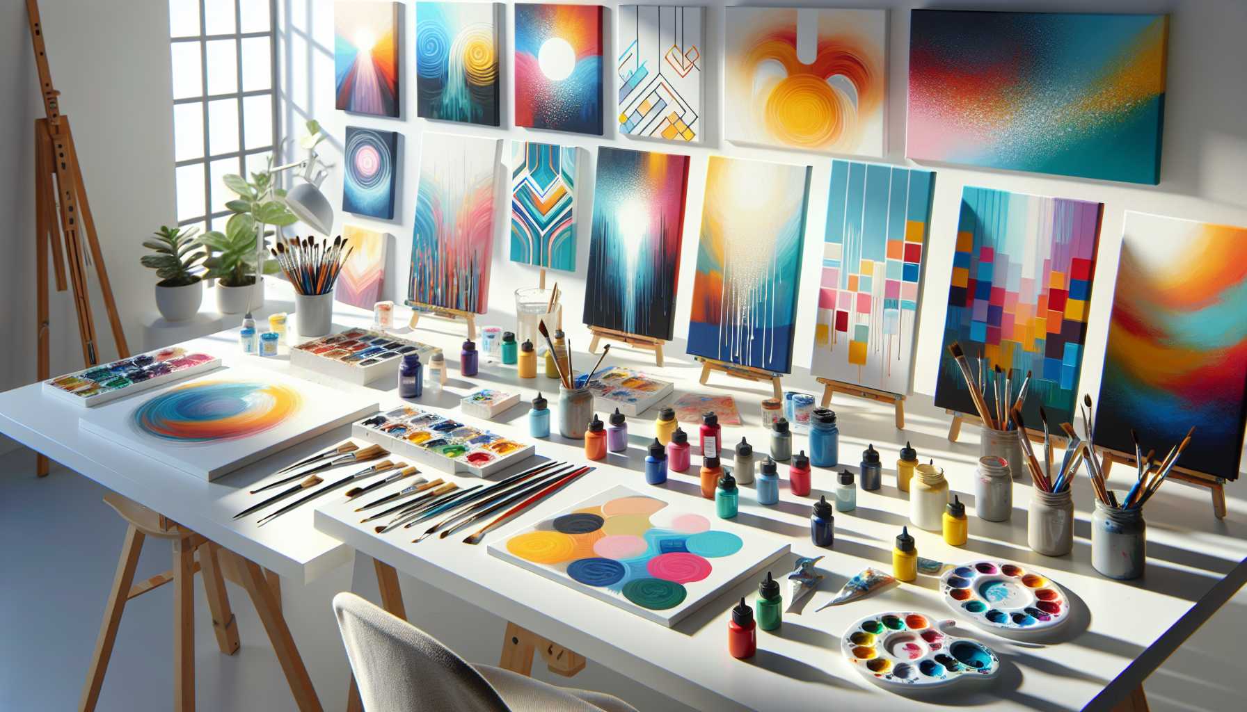 15 Simple Abstract Painting Ideas for Complete Beginners