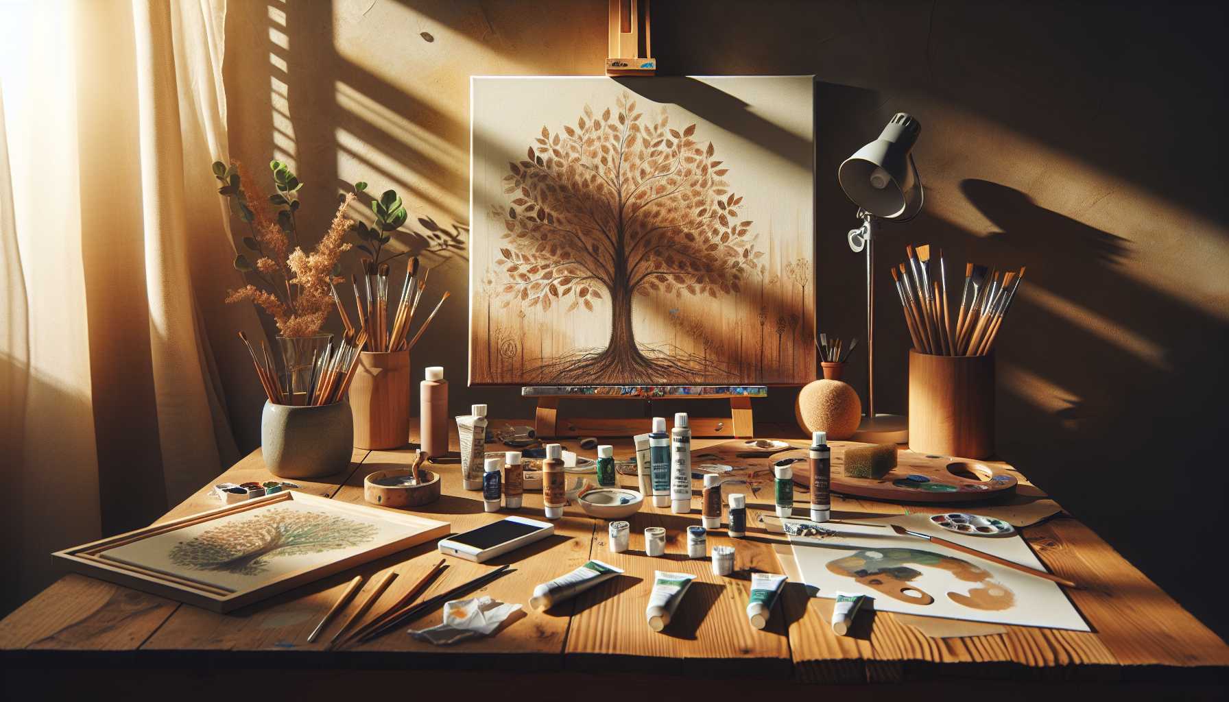 Easy Tree Painting Ideas: From Sketches to Final Artwork