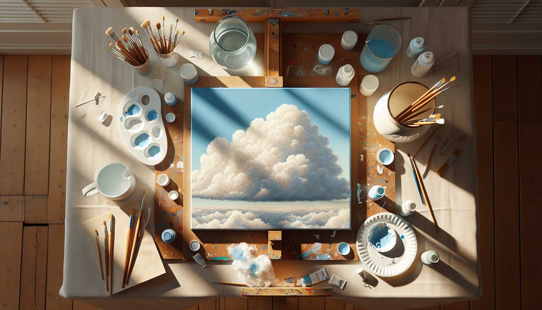 Beginner's Guide to Painting Simple Cloud Scenes