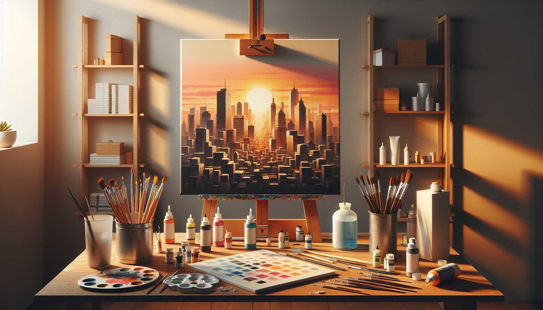 Beginner's Guide to Painting Simple Cityscapes