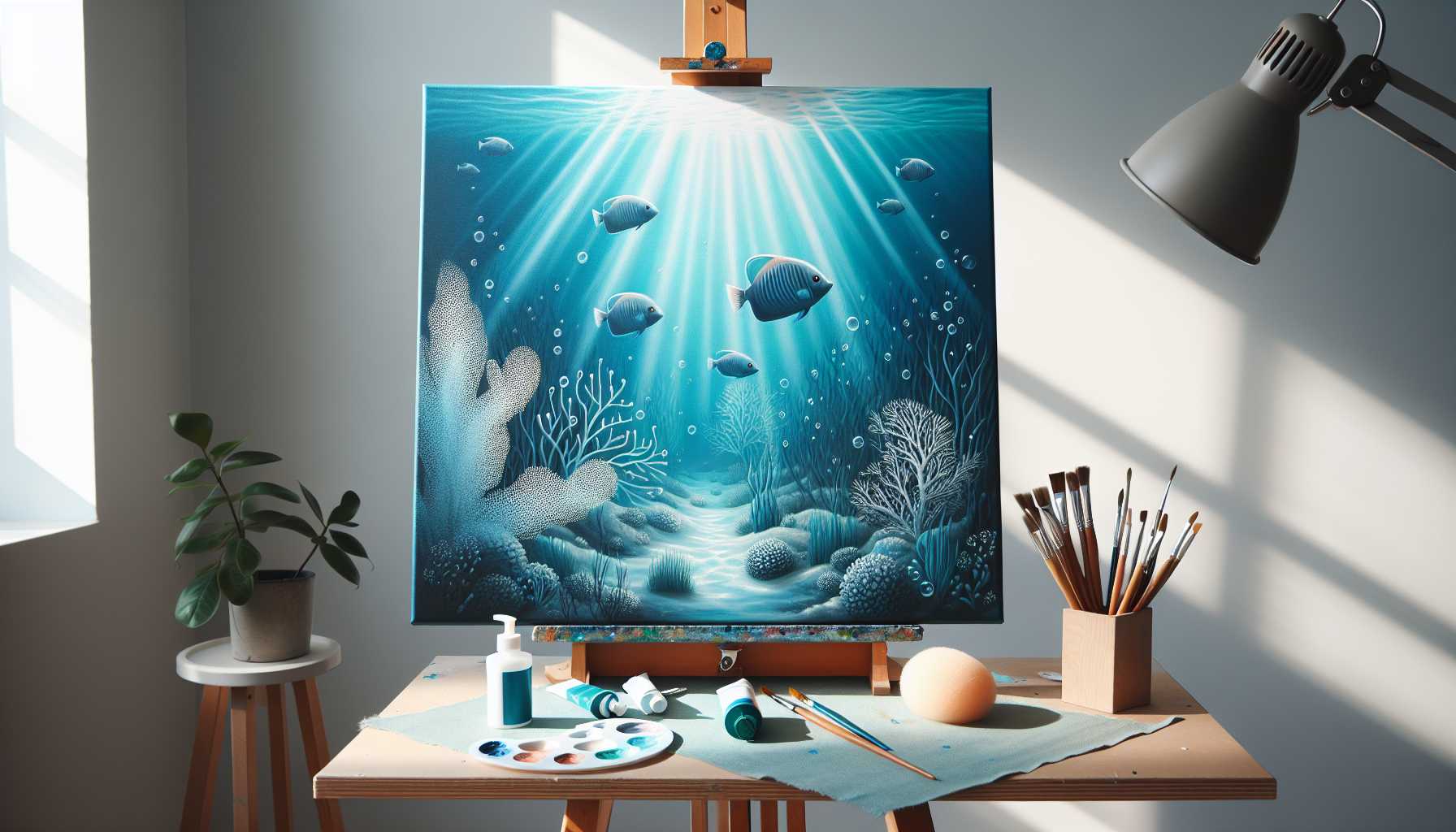 Easy Underwater Scene Painting Ideas for Novices