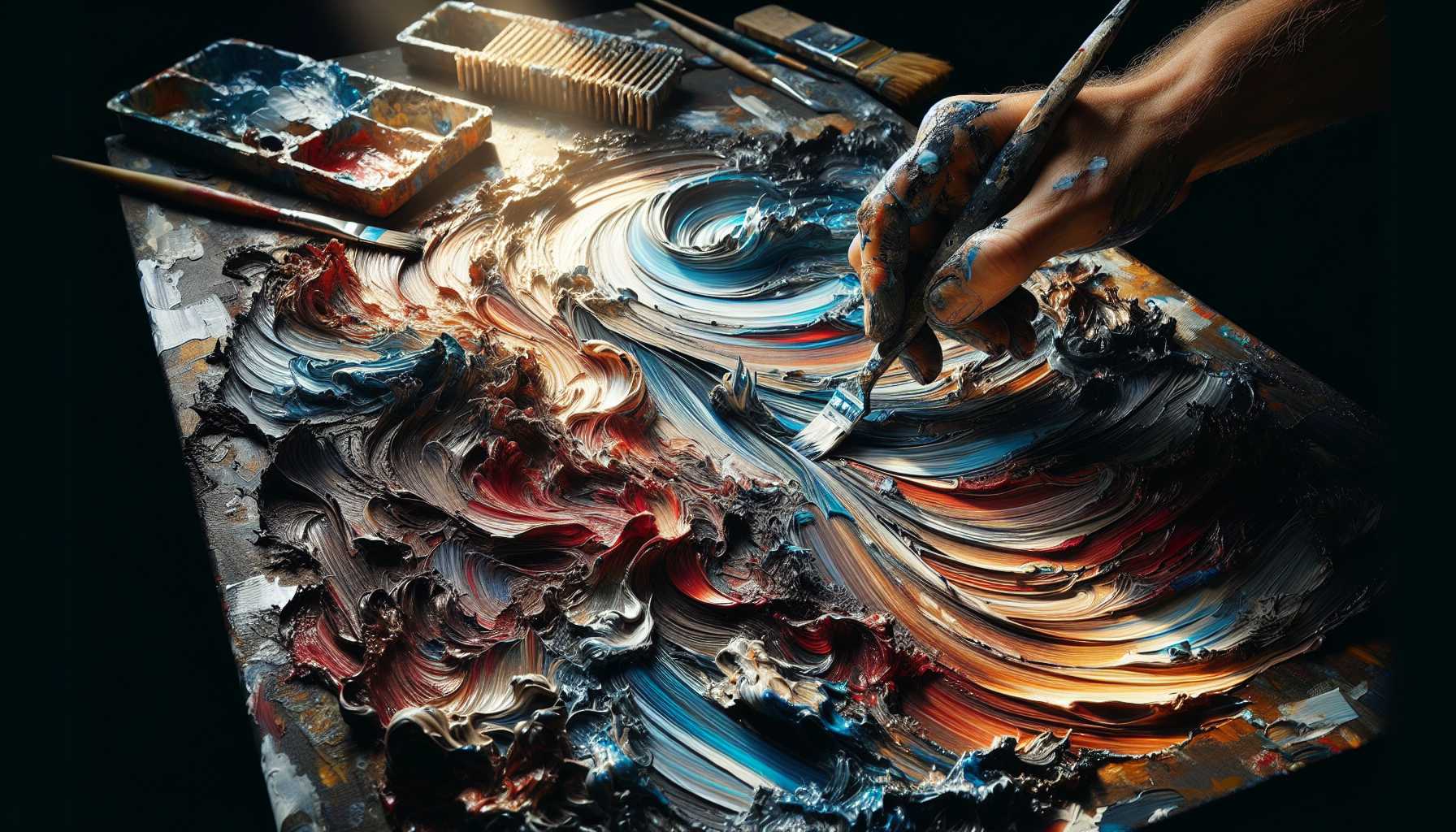 Acrylic Paint Scraping: Texture and Pattern Guide