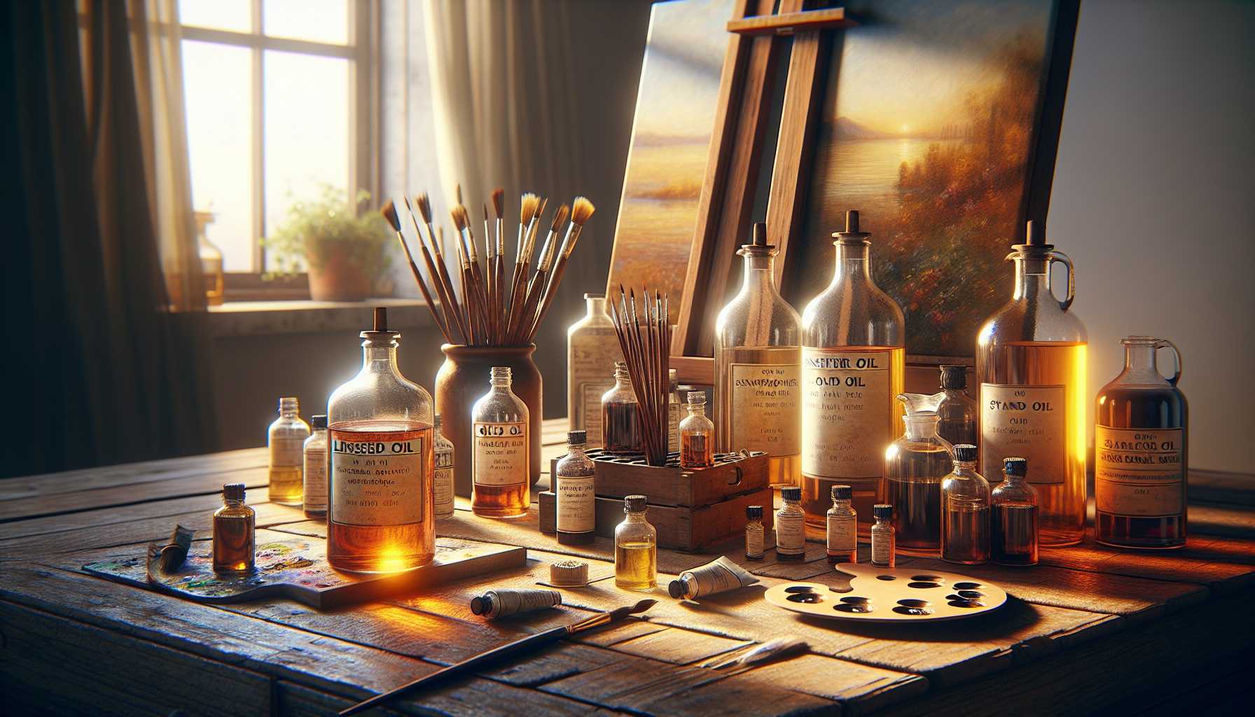 Understanding Oil Paint Mediums: Beginner's Guide to Solvents and Oils