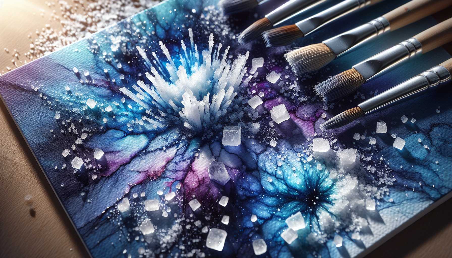 Watercolor Salt Techniques: Creating Unique Texture Patterns