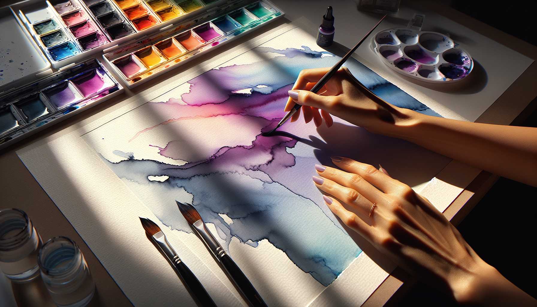 Essential Color Charging Methods in Watercolor Painting