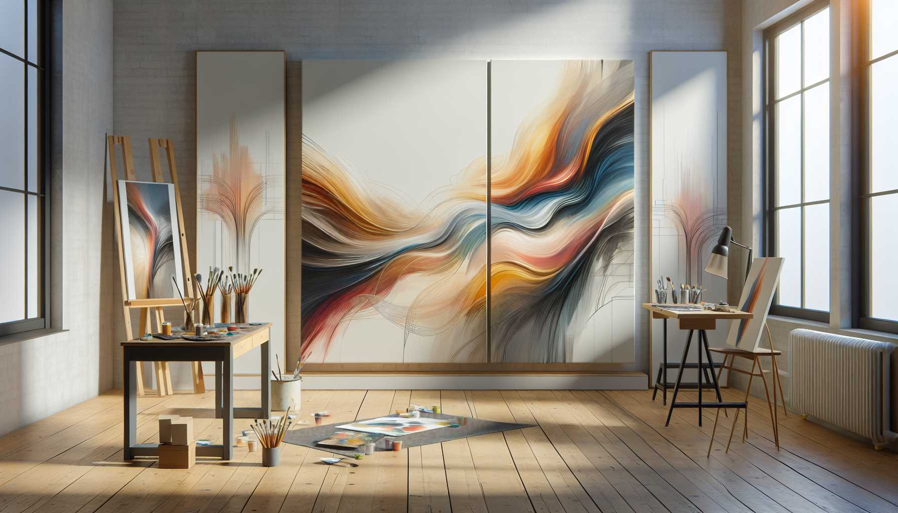 Multi-Canvas Art: Creating Stunning Diptych and Triptych Pieces