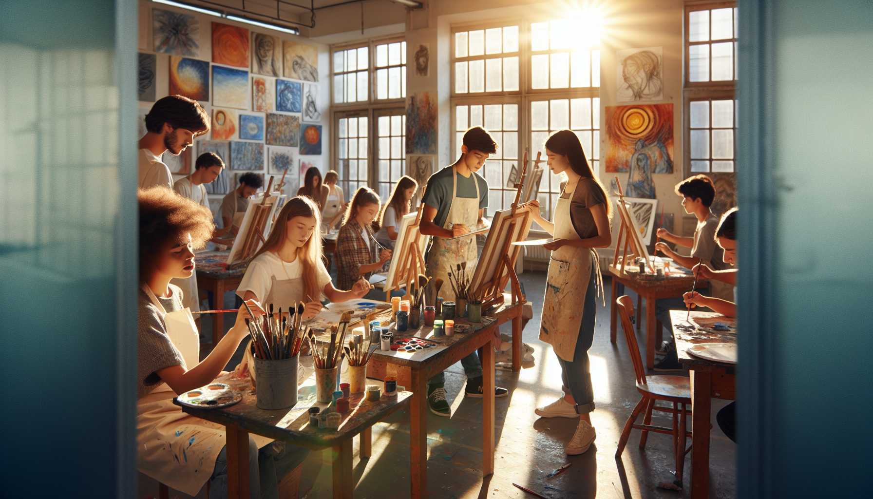 Teen Art Classes: Creative Painting Programs for Young Artists