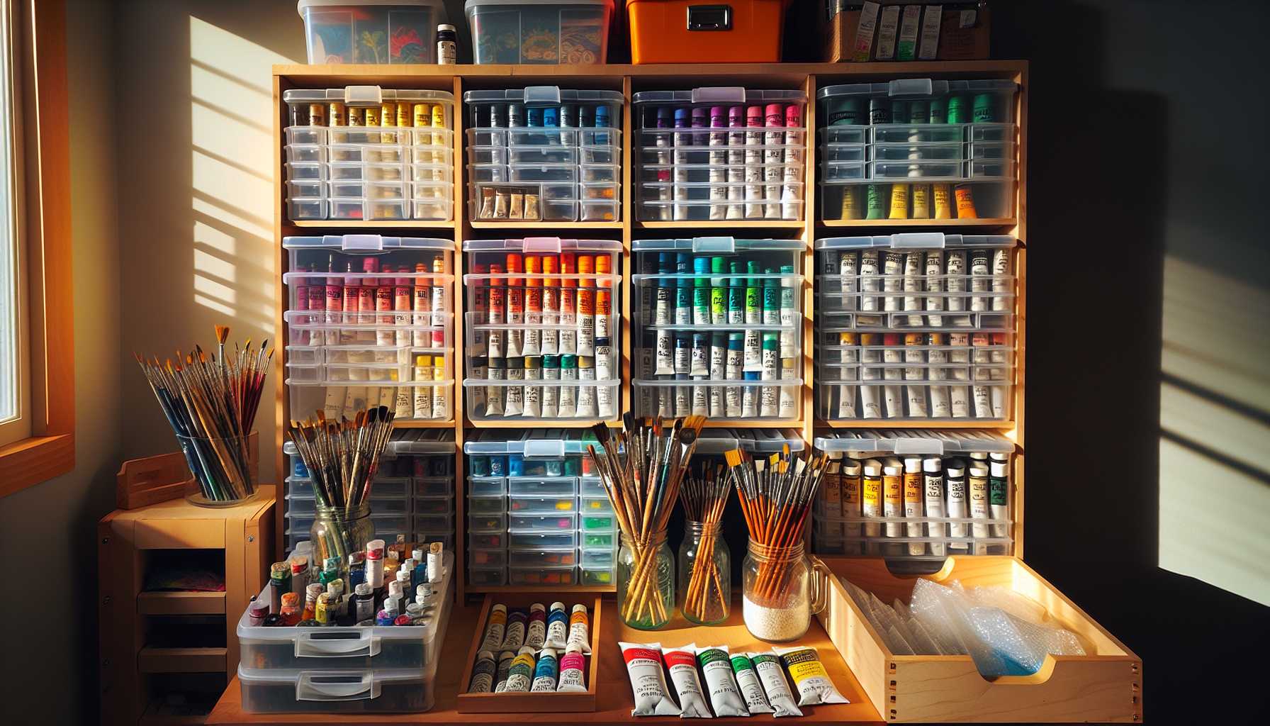 Paint Storage Basics: Proper Care for Art Supplies