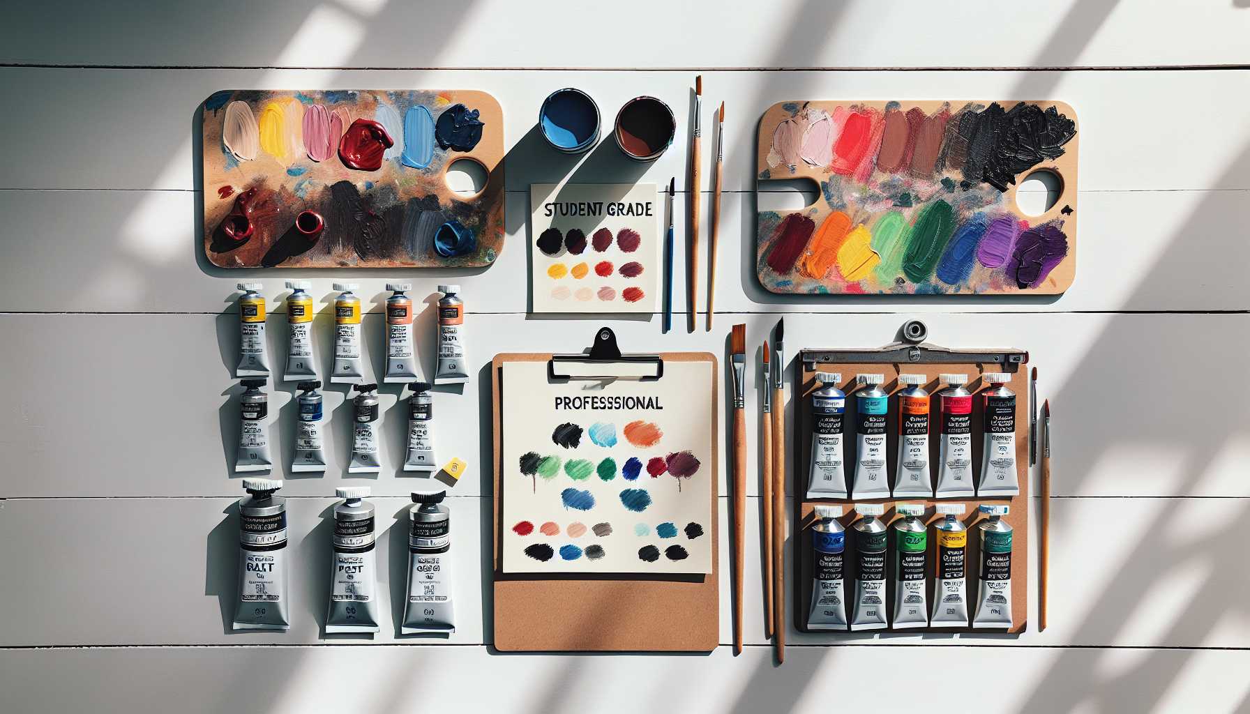 Paint Quality Guide: Student vs Professional Grade Materials