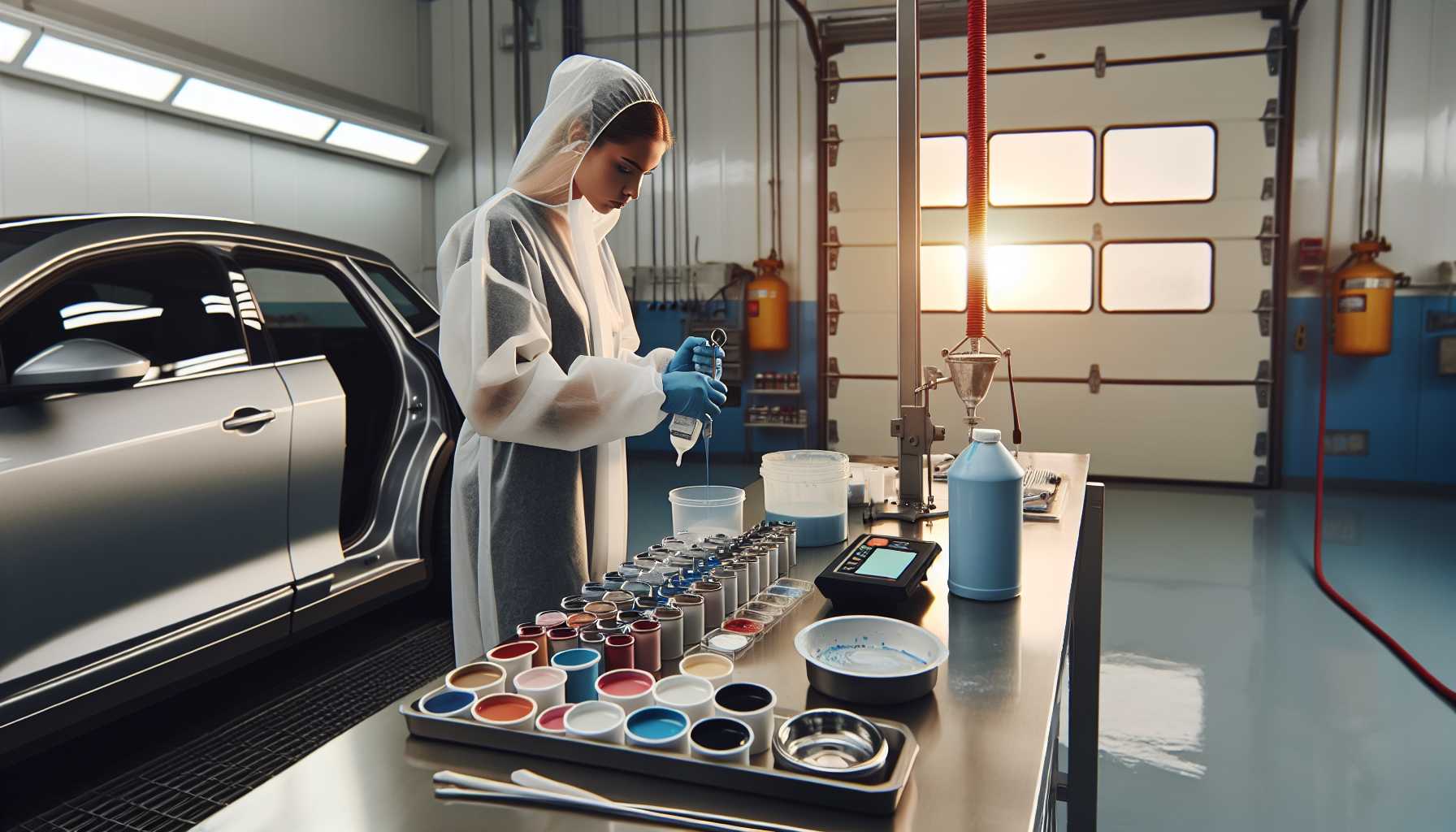 Automotive Paint Mixing: Professional Color Match Guide