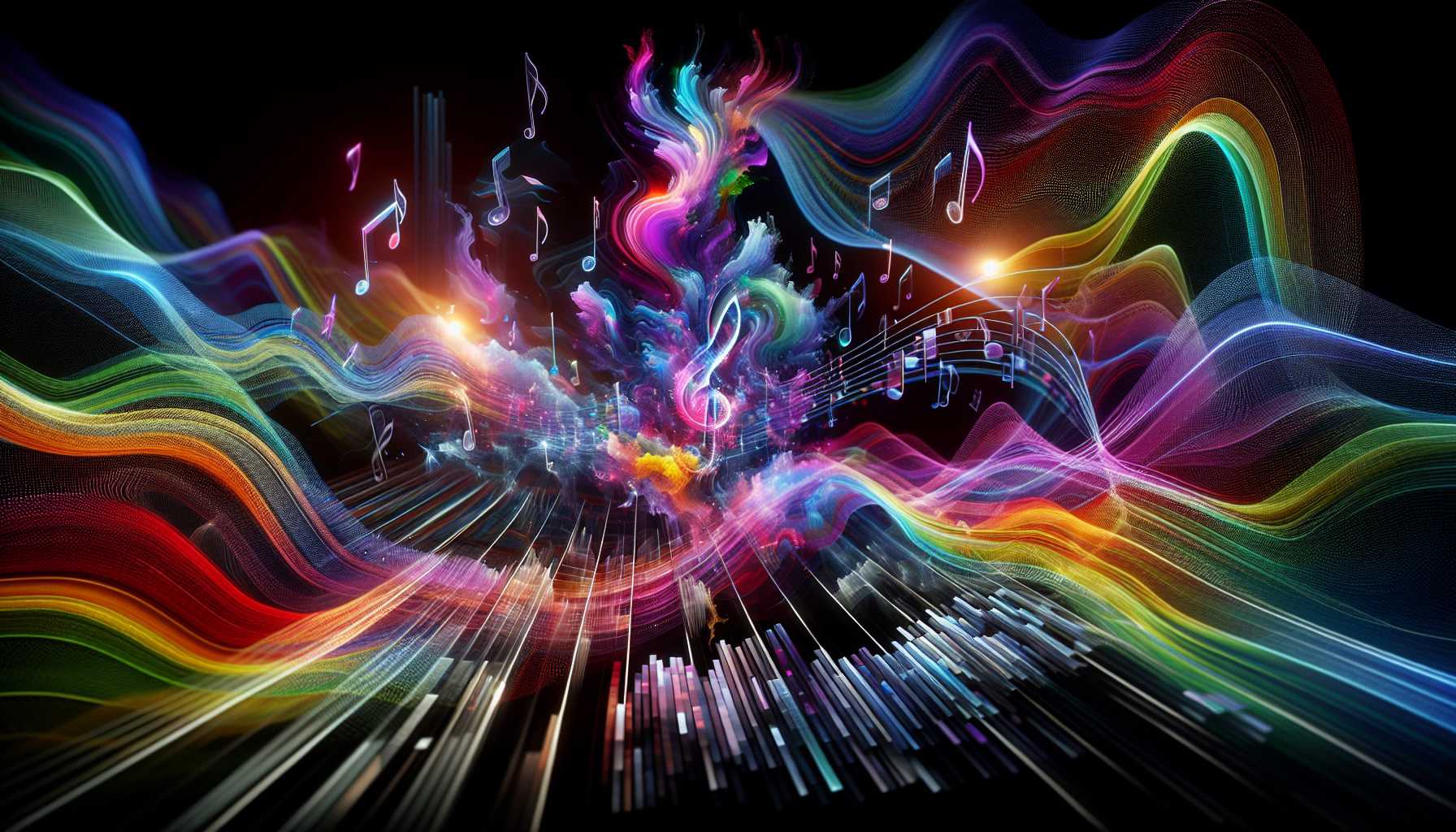 Abstract Music Visualization: Painting Sound and Rhythm