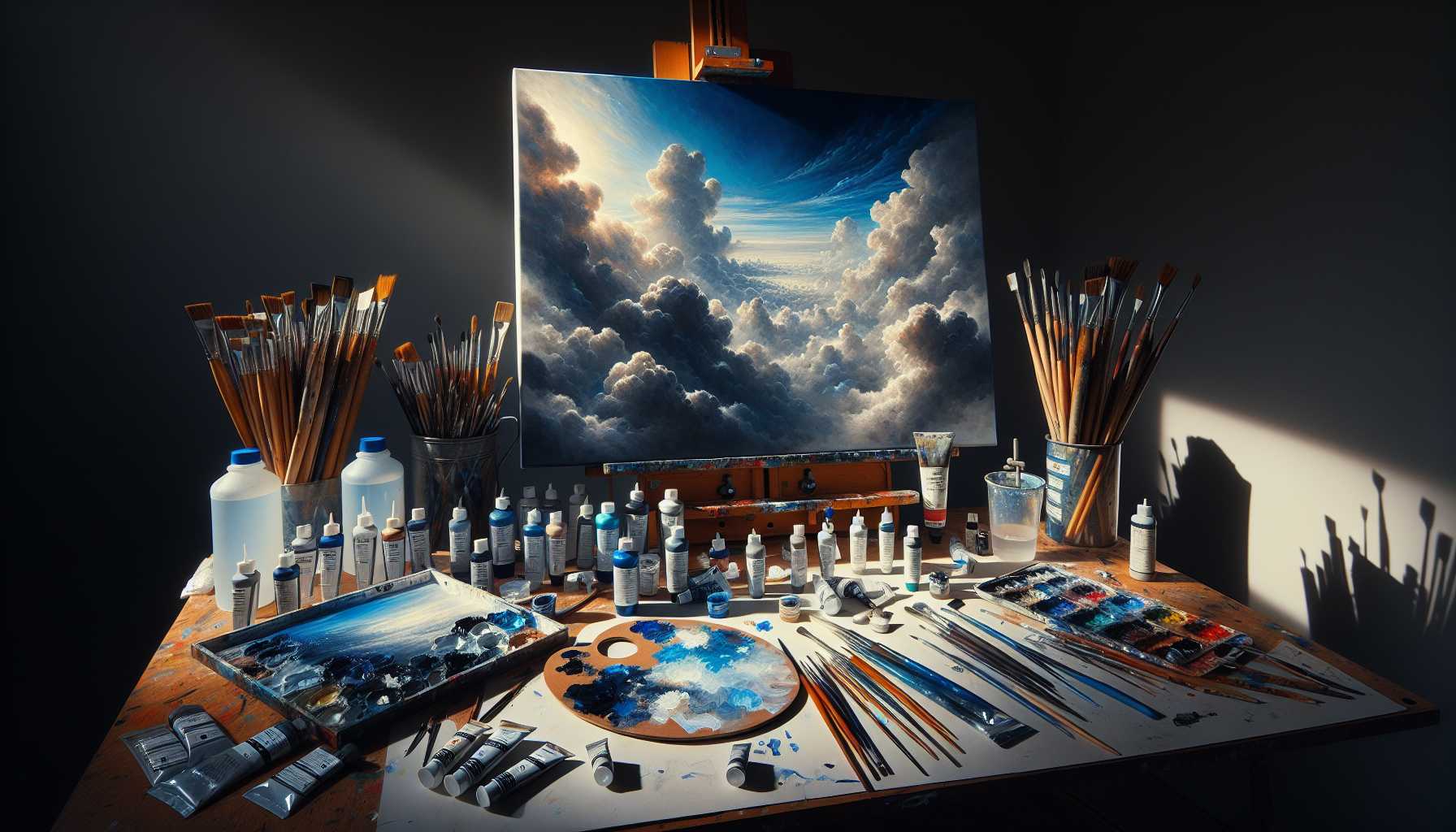 Simple Sky Painting Tutorial: Cloud Effects for Beginners