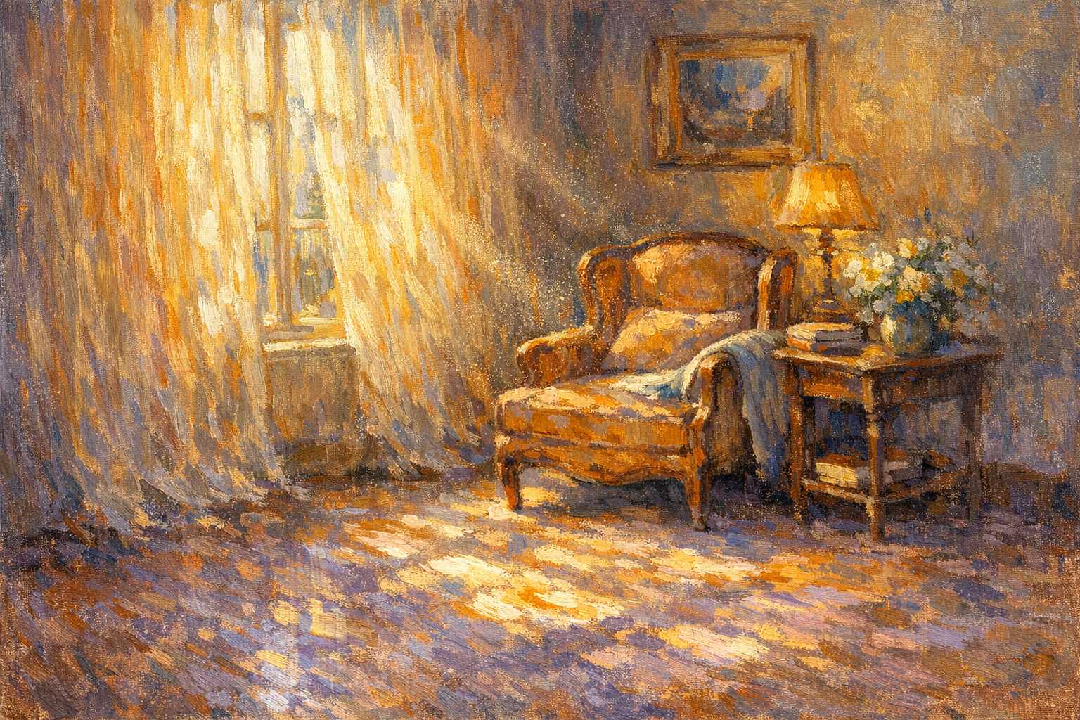 Interior Light: Impressionist Room Painting Techniques