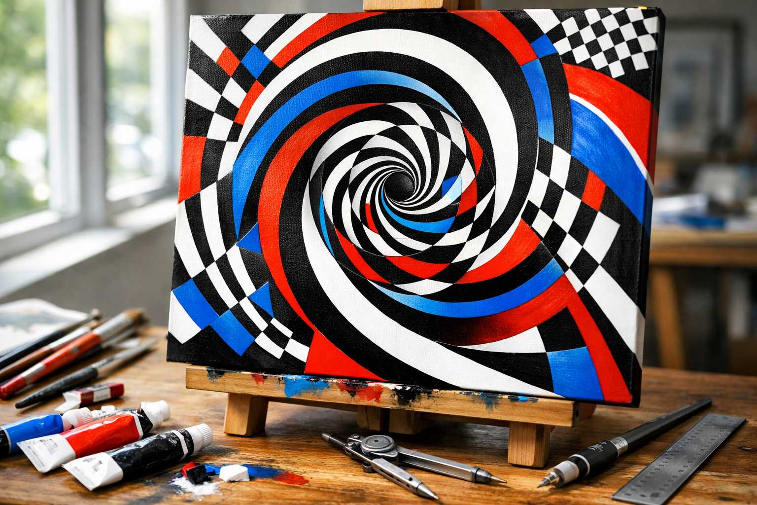 Kinetic Art Painting: Moving Modern Art Tutorial